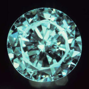image of a diamond with a fisheye